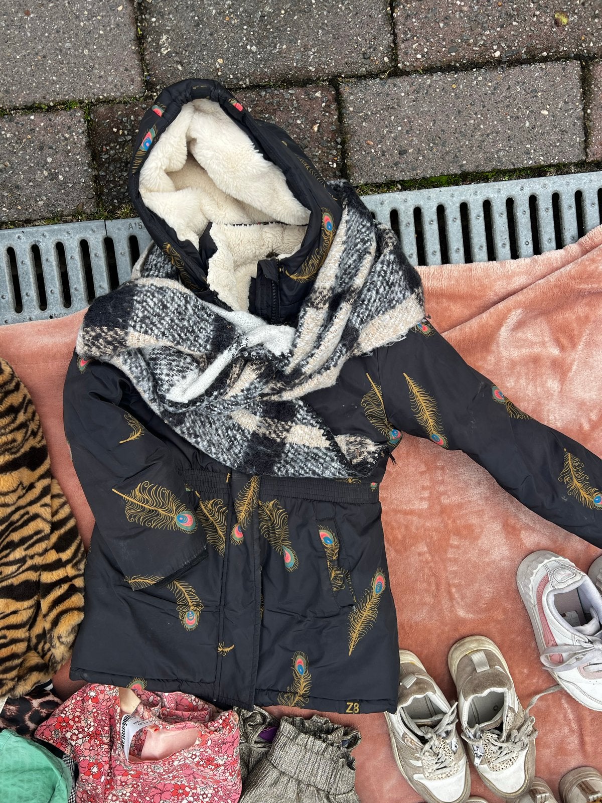 Z8 winterjas met Kids Only sjaal, Ophalen of Verzenden, Gebruikt, Jongen of Meisje, Jas