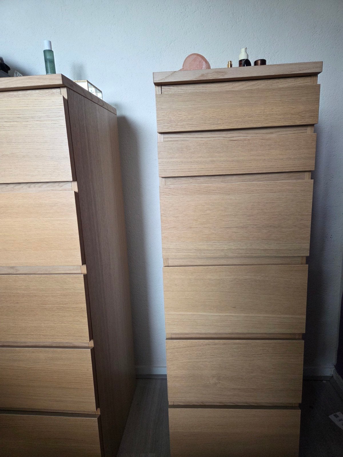 ikea malm ladekast met spiegel, Huis en Inrichting, Kasten | Ladekasten, Ophalen, Gebruikt, 5 laden of meer, 50 tot 100 cm