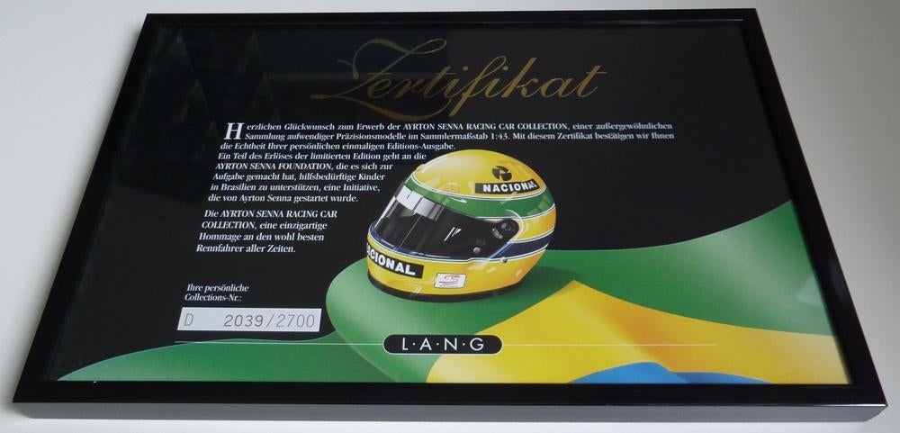 Senna Collection - Duits certificaat, Ophalen of Verzenden, Nieuw, Auto, MiniChamps