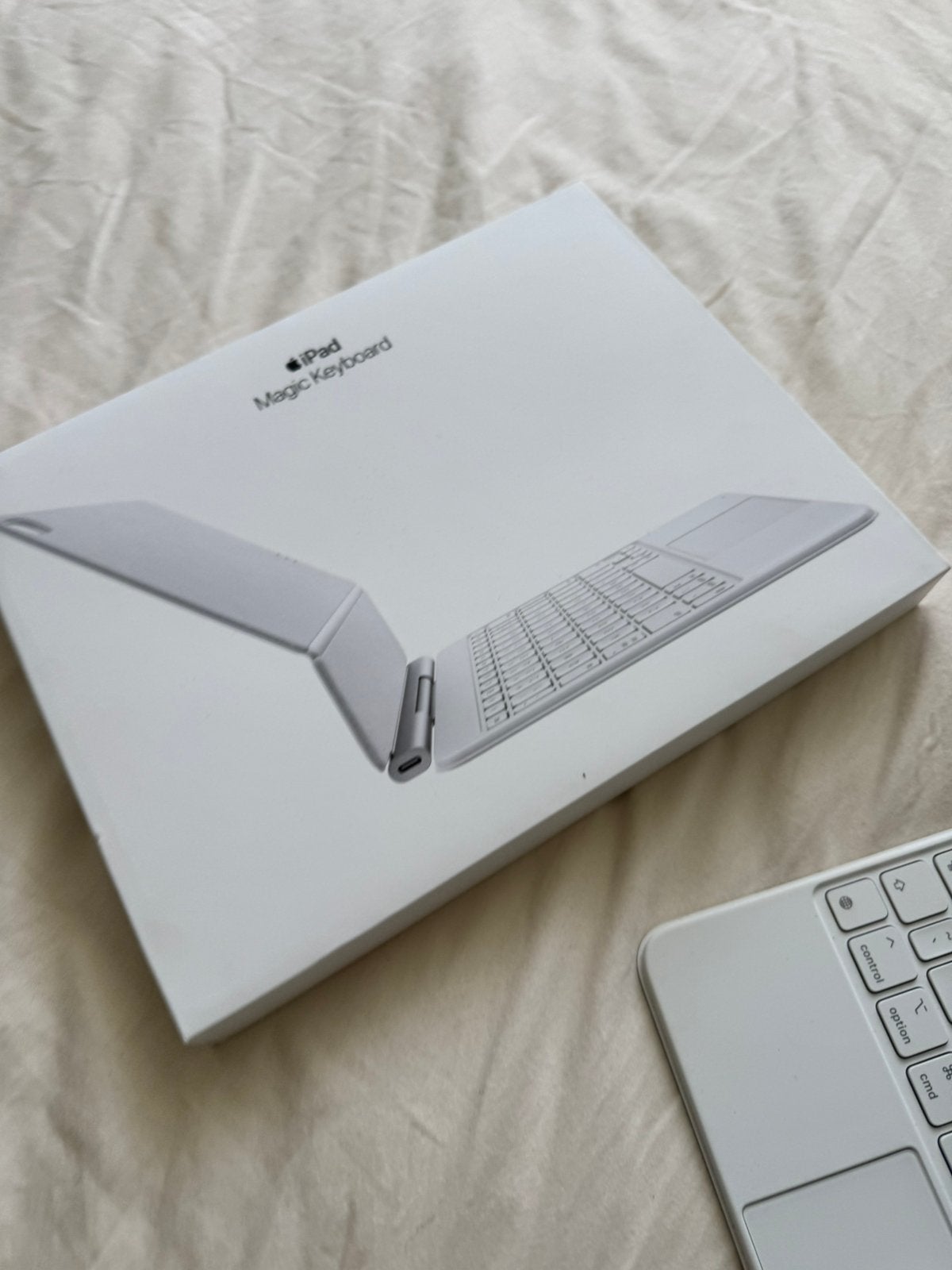 Apple Magic Keyboard 11 inch, Computers en Software, Wit, Apple iPad Air, 11 inch, Nieuw