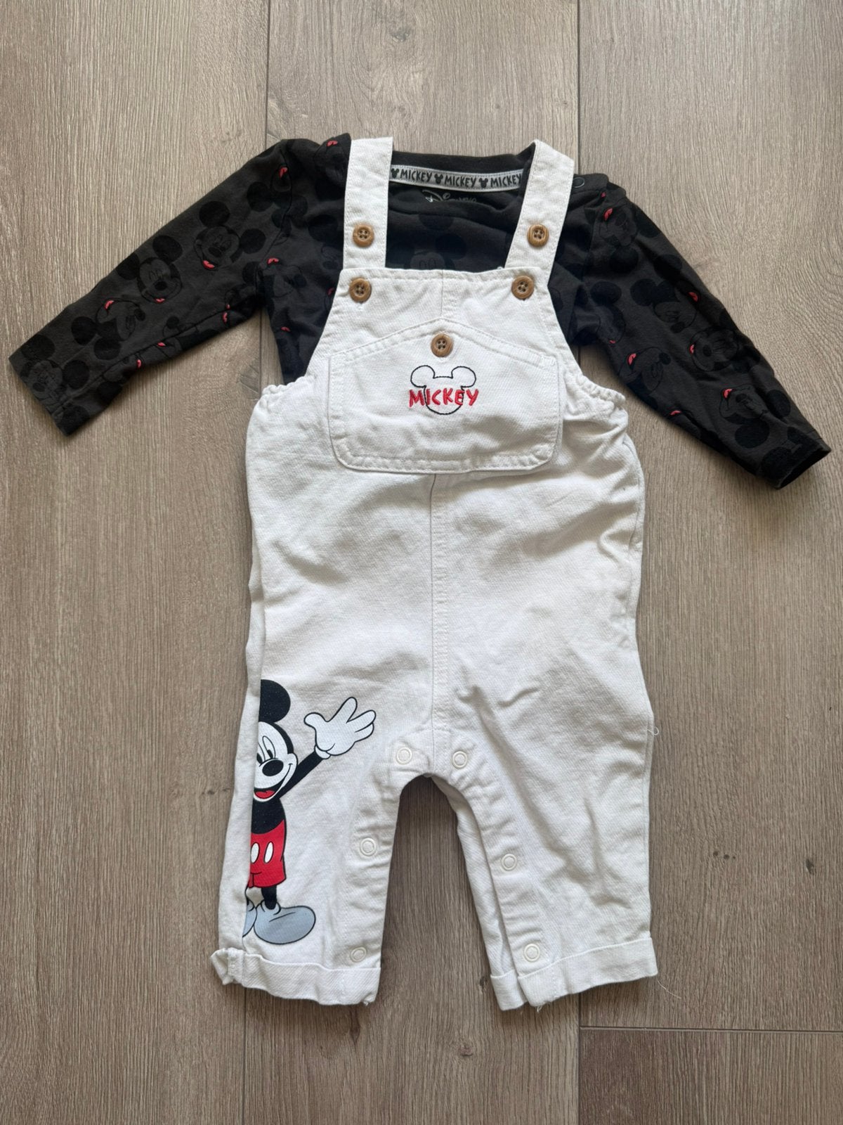 Mickey Mouse tuinpak, Ophalen of Verzenden, Zo goed als nieuw, Jongetje of Meisje, Broekje