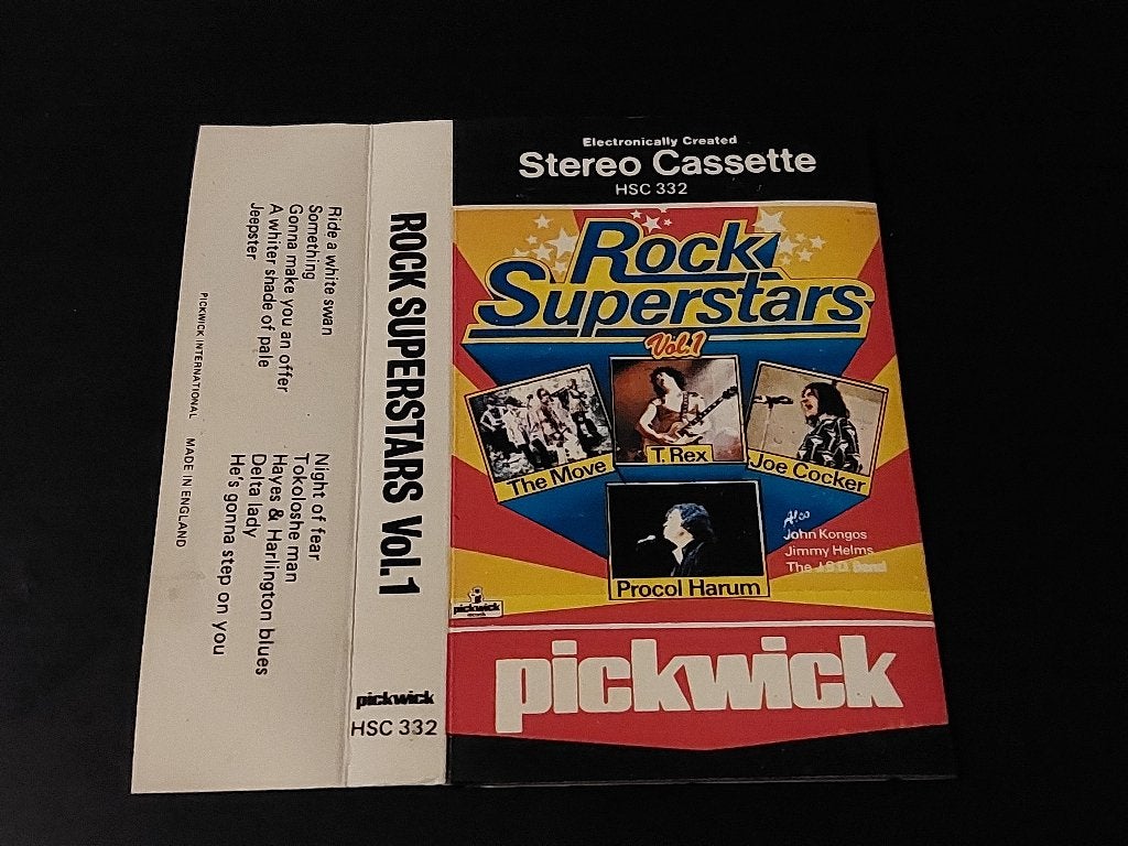 ROCK SUPERSTARS VOL.1 (MC), Ophalen of Verzenden, Zo goed als nieuw, Origineel, 1 bandje