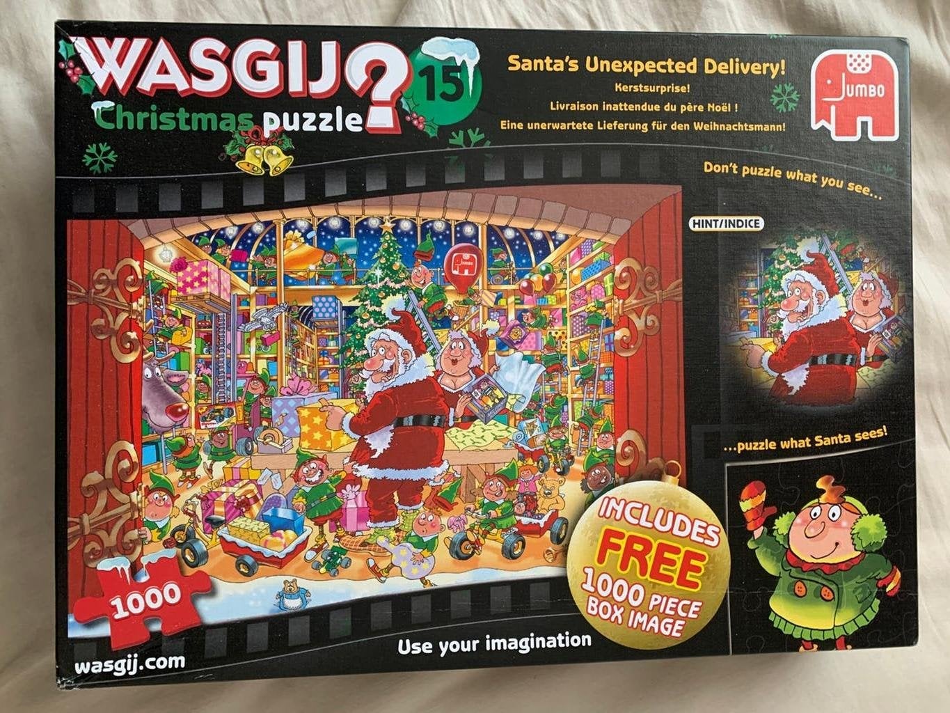 WASGIJ  PUZZELS  RUILEN, Ophalen of Verzenden, 500 t/m 1500 stukjes, Zo goed als nieuw