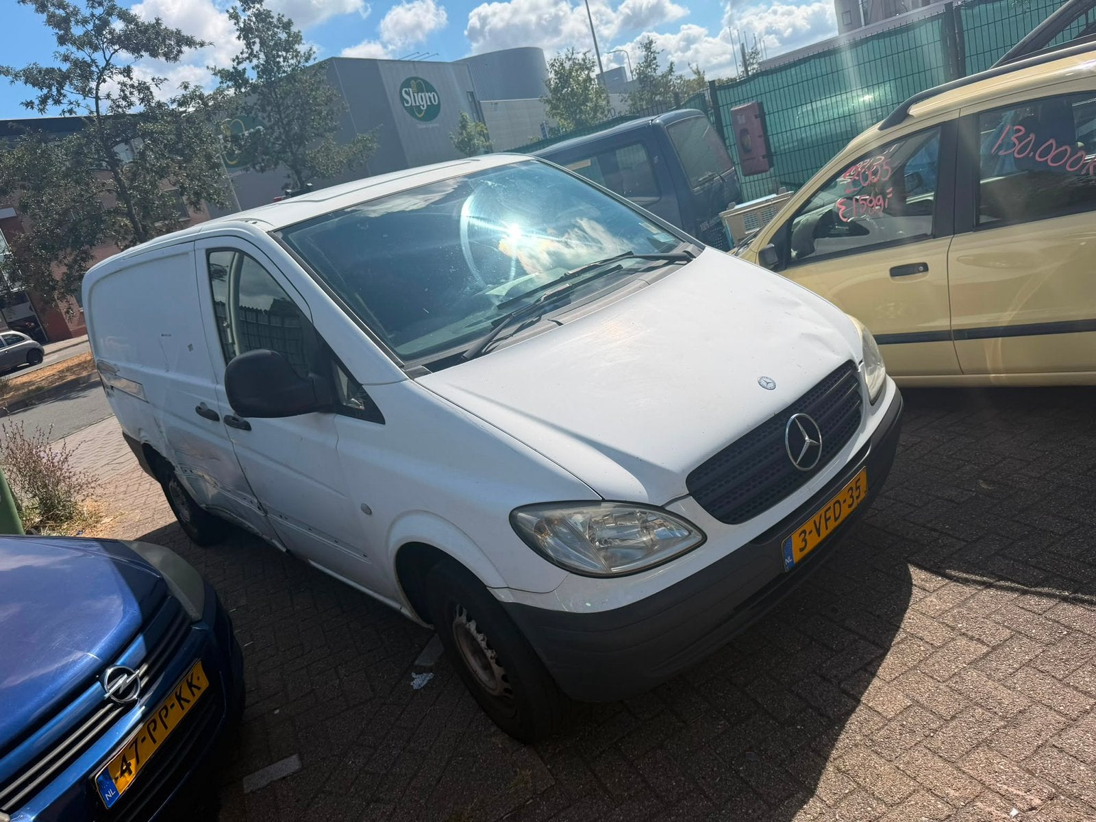 Mercedes Vito 109CDI 2009 euro 4 export, Zwart, Wit, Bedrijf, Euro 4