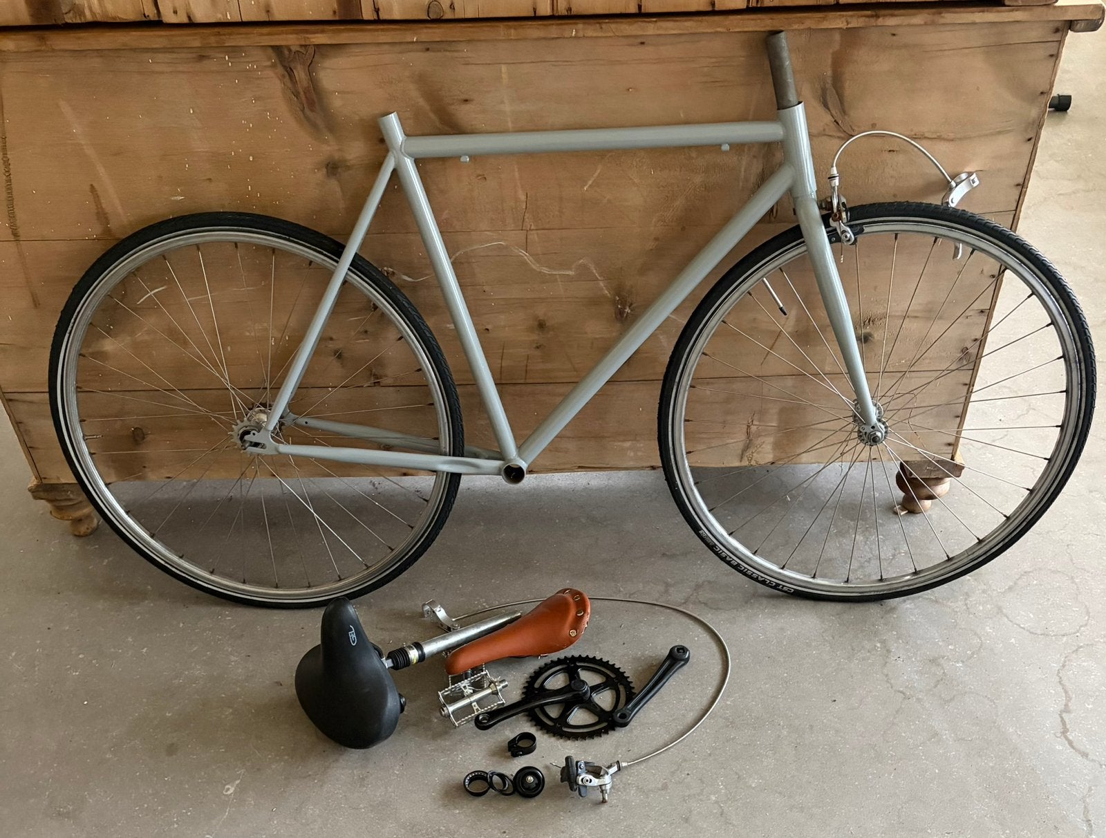 Fiets project single speed fixie, Minder dan 10 versnellingen, Staal, Zo goed als nieuw, Ophalen
