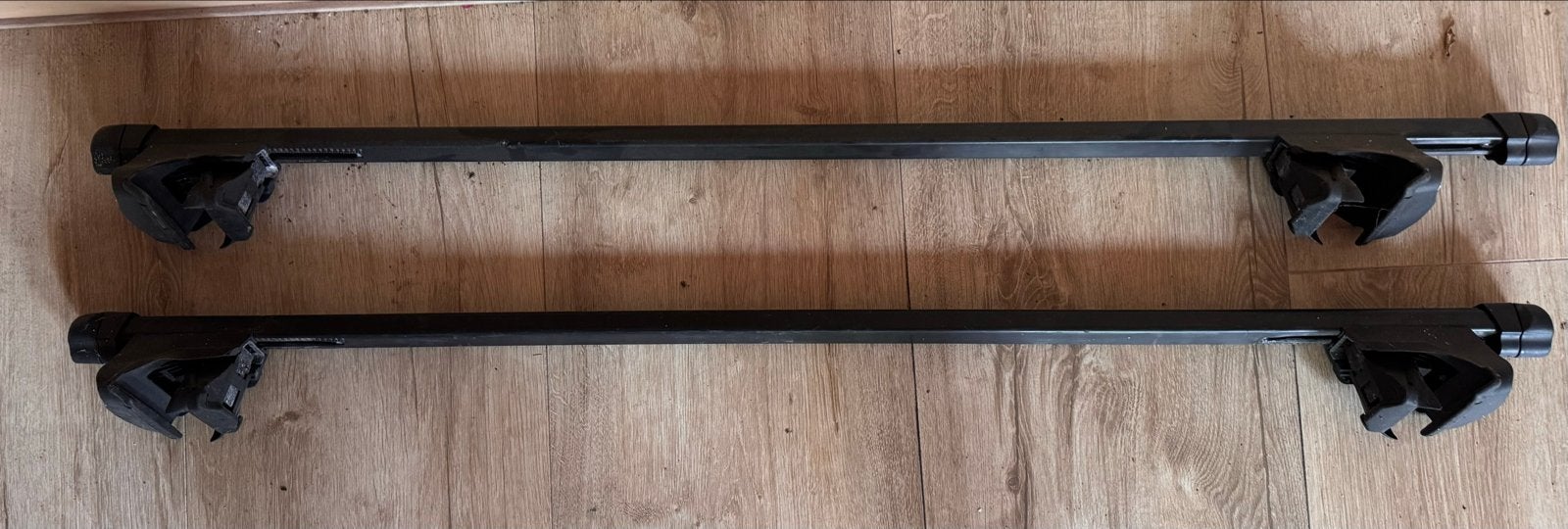 Thule dakdragers voor dakrails - 125cm buis, Ophalen, Gebruikt