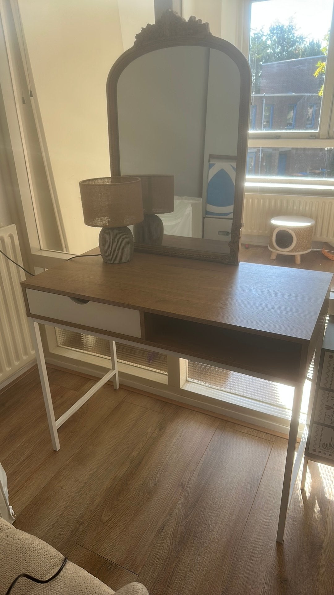 Jysk tijdloze make-up tafel, Ophalen, Minder dan 50 cm, Zo goed als nieuw, Tijdloos