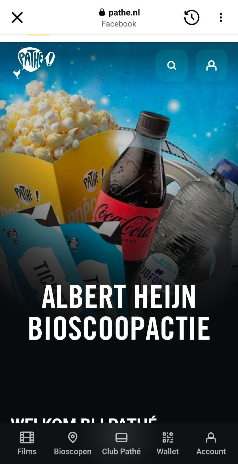 gezocht ah zegels Pathé Bioscoopkaartjes vanaf 31 AUG, Eén persoon