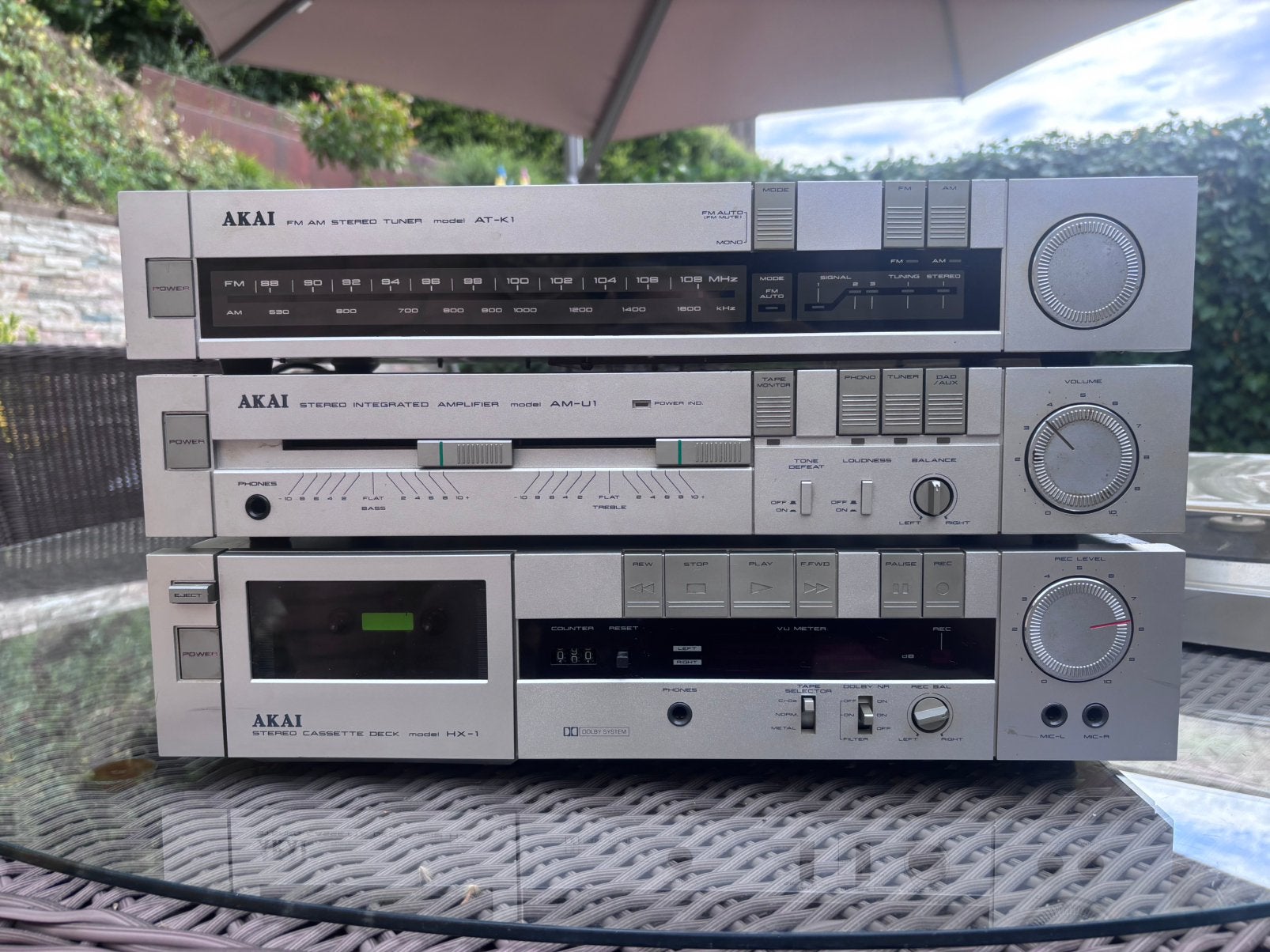 Akai stereotoren vintage., Ophalen, Zo goed als nieuw, Cassettedeck, Akai