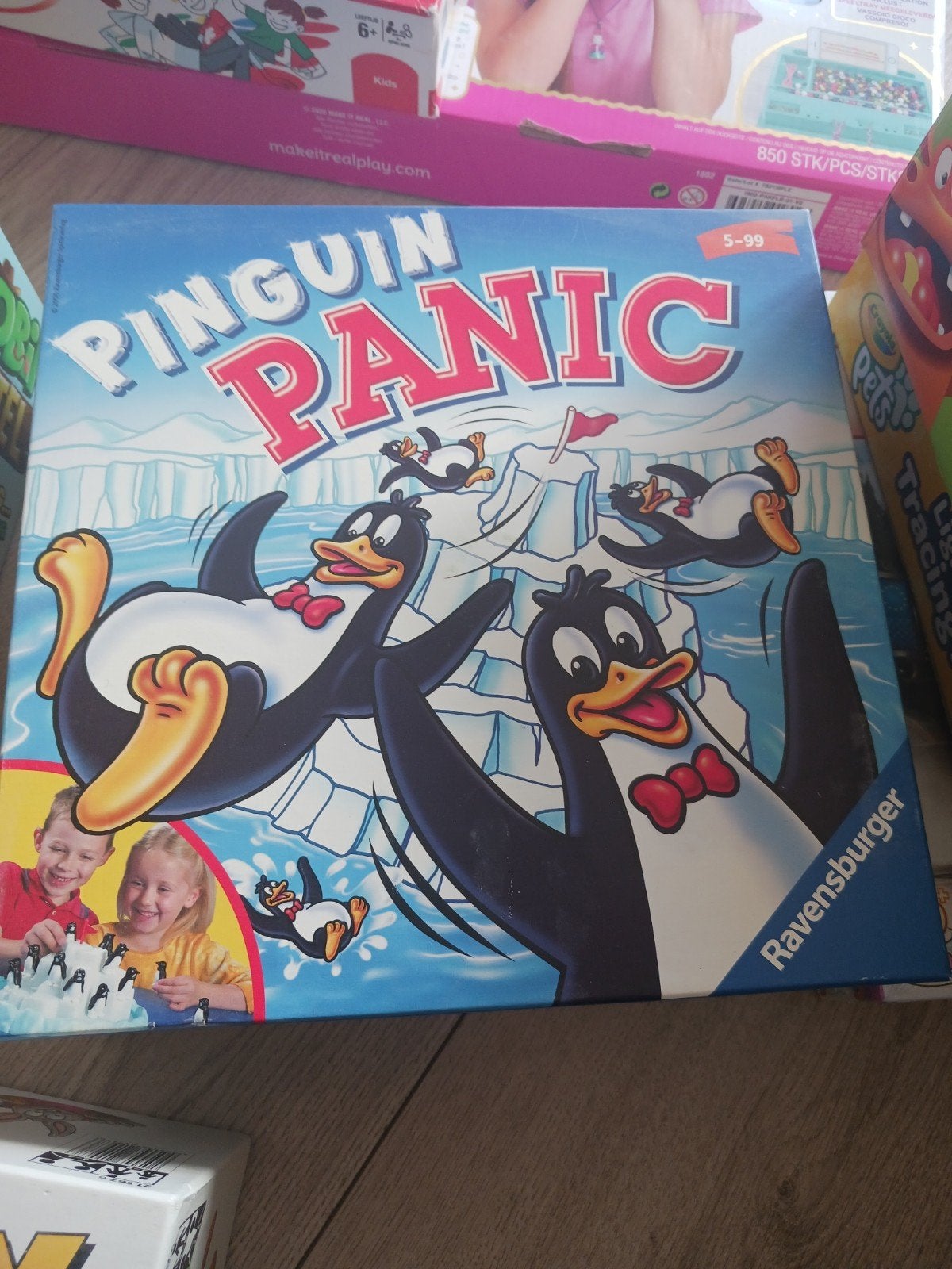 Pinguïn Paniek Ravensburger - Leuk familiespel, Drie of vier spelers, Ophalen of Verzenden, Gebruikt, Ravensburger