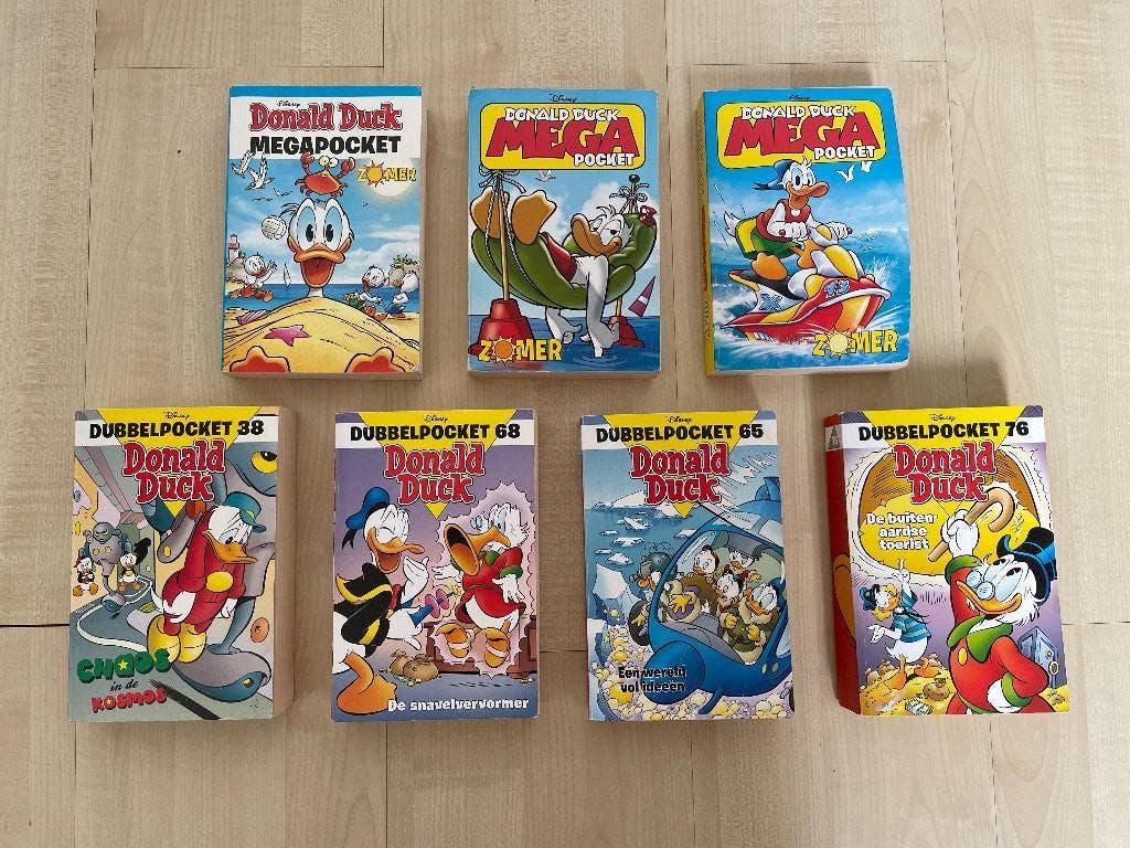 Dubbeldikke Donald Duck Pockets (7st.), Boeken, Meerdere stripboeken, Ophalen, Zo goed als nieuw, Donald Duck