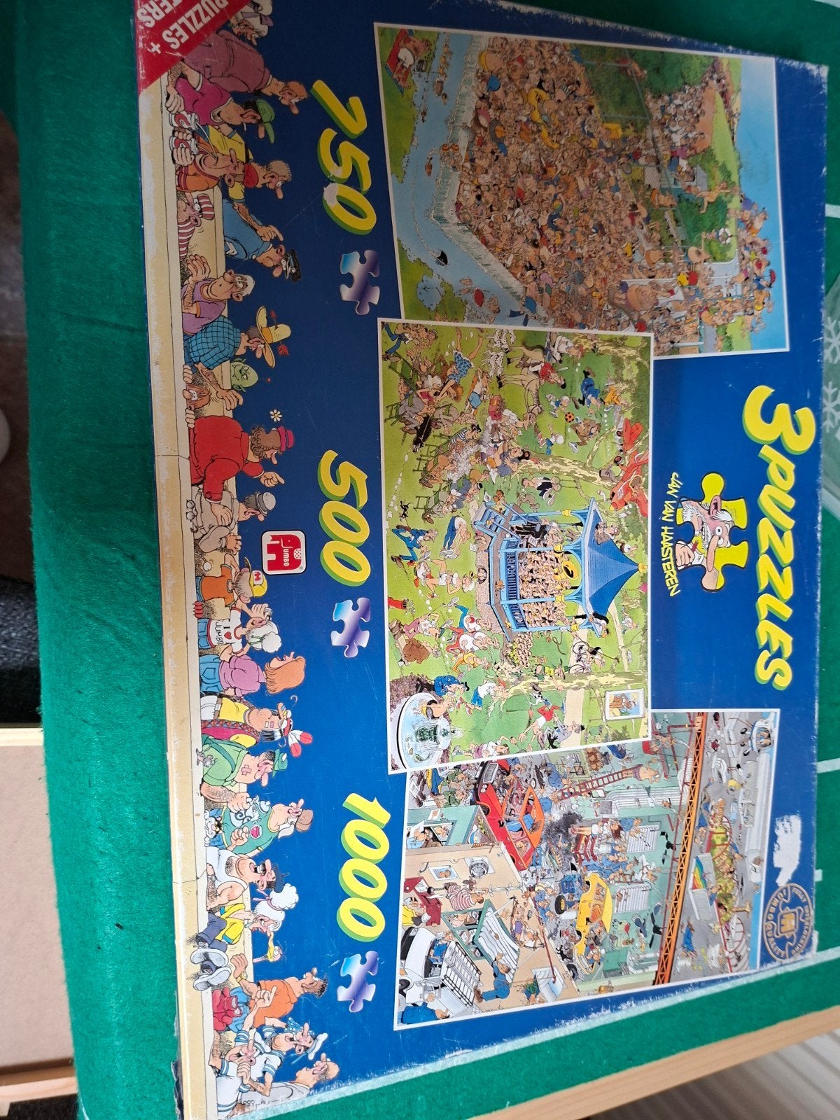 Jan van Haasteren puzzels 500, 750 en 1000 stukjes, Hobby en Vrije tijd, Denksport en Puzzels, Ophalen, 500 t/m 1500 stukjes, Gebruikt