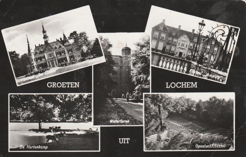 LOCHEM Cloese Hertenkamp Watertoren Ampsen Theater, Verzenden, 1960 tot 1980, Gelopen, Gelderland