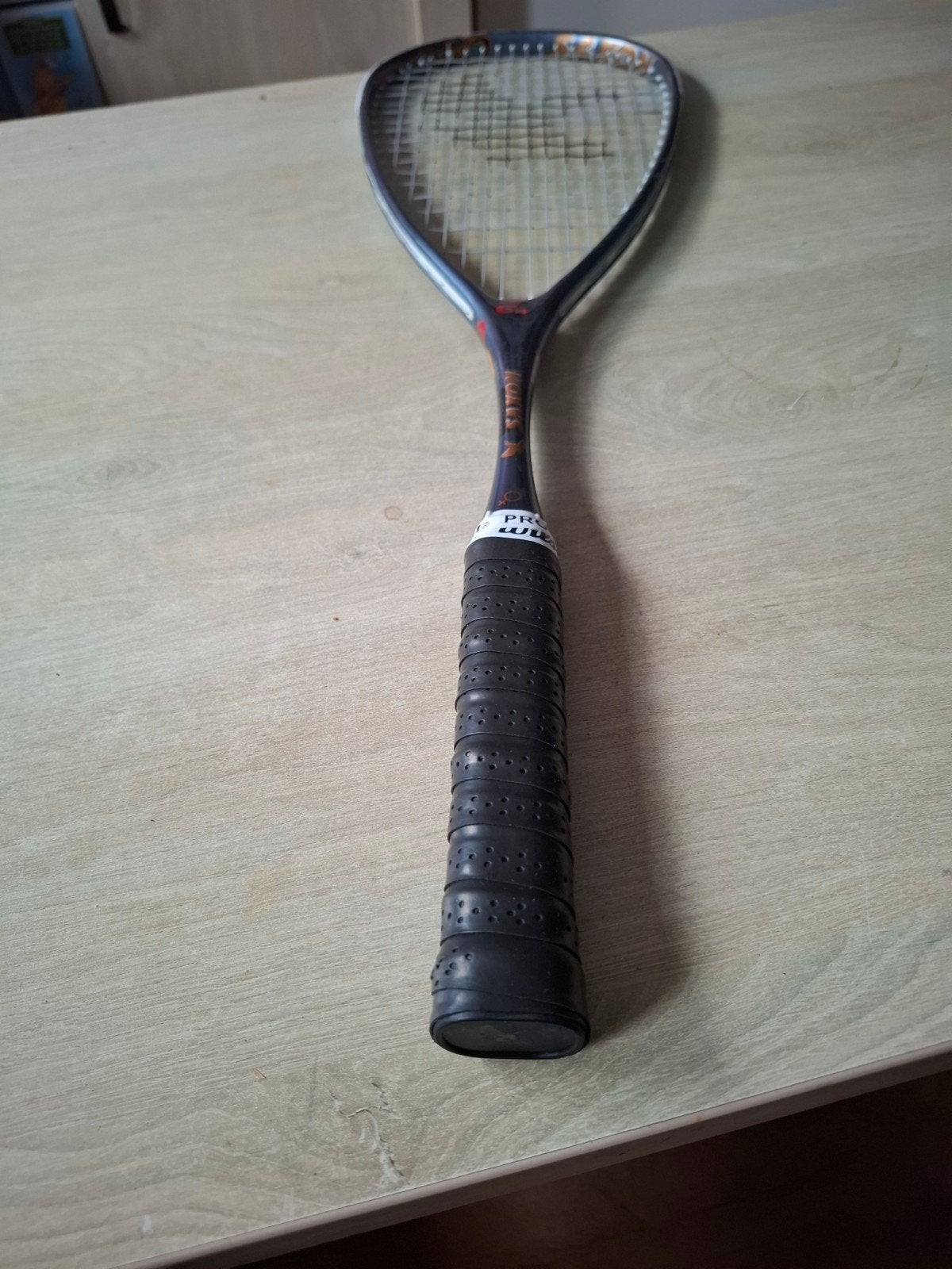 Saxon C4 Titanium Reinforced Squash Racket, Ophalen of Verzenden, Wilson, Nvt, Nvt