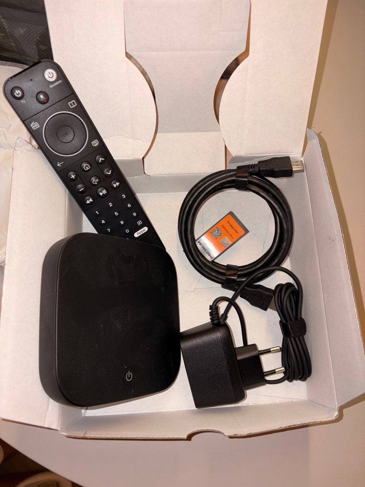 Odido Mediabox Next Mini met afstandsbediening, Verzenden, Zo goed als nieuw, Decoder