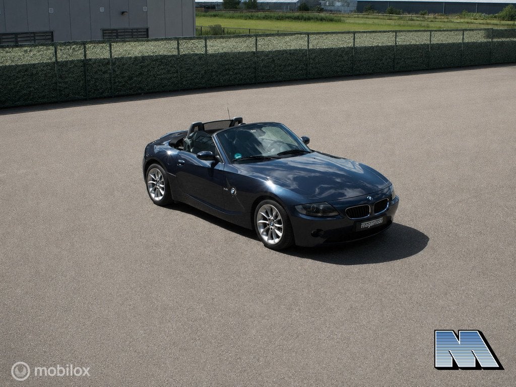 BMW Z4 2.5i '06 l Toledo Blauw l Sportstoelen l Handbak, Auto's, BMW, Achterwielaandrijving, Gebruikt, Zwart, Cabriolet