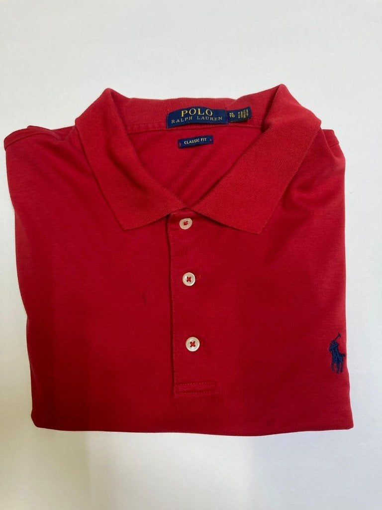2000s Ralph Lauren Polo – XL - Classic Fit - Red – Blue Pony, Ralph Lauren, Maat 56/58 (XL), Ophalen of Verzenden, Gedragen