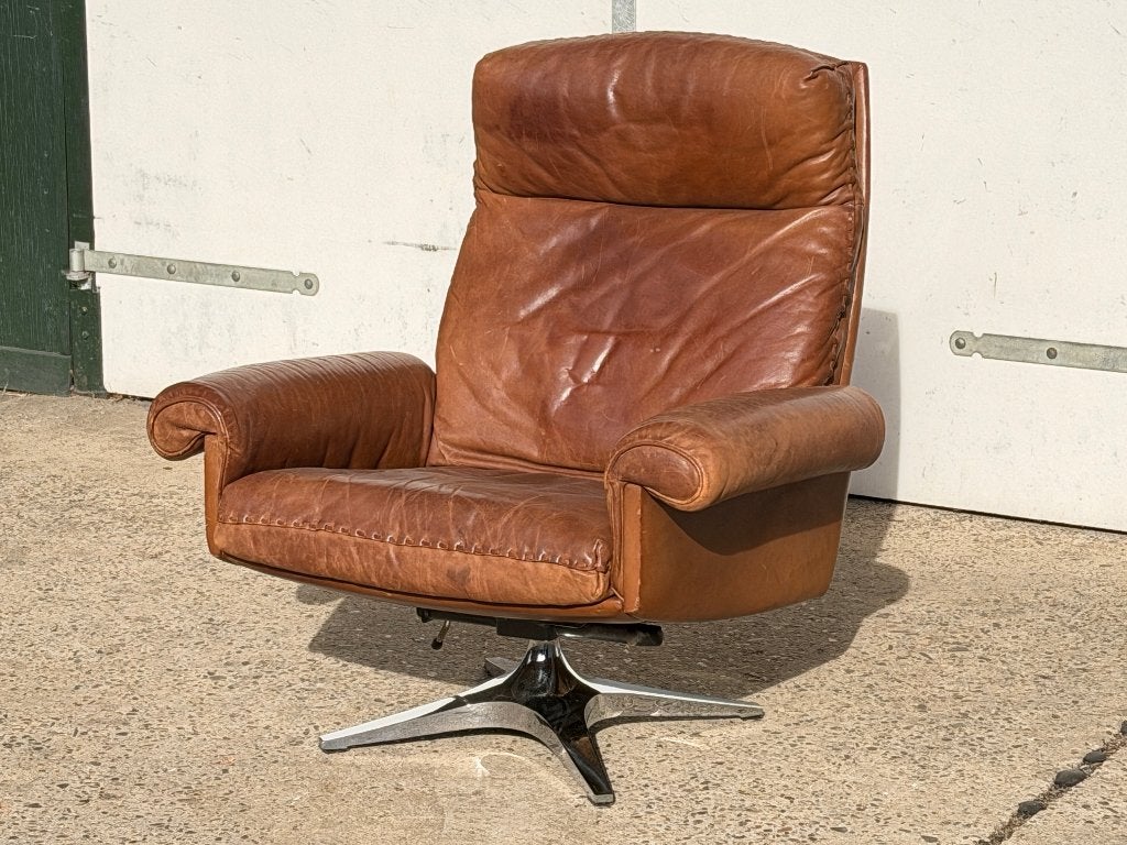 De Sede DS31 Draaifauteuil Jaren 70 Vintage Design, Ophalen, Gebruikt, De Sede, Onbekend