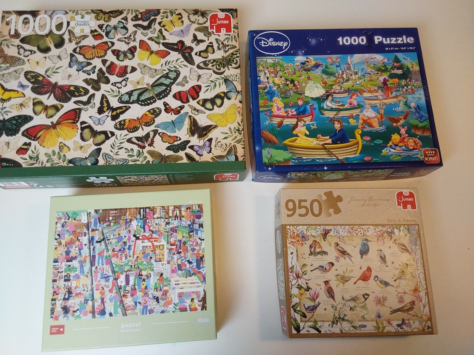 Puzzels 1000 stukjes, Ophalen of Verzenden, 500 t/m 1500 stukjes, Gebruikt, Legpuzzel