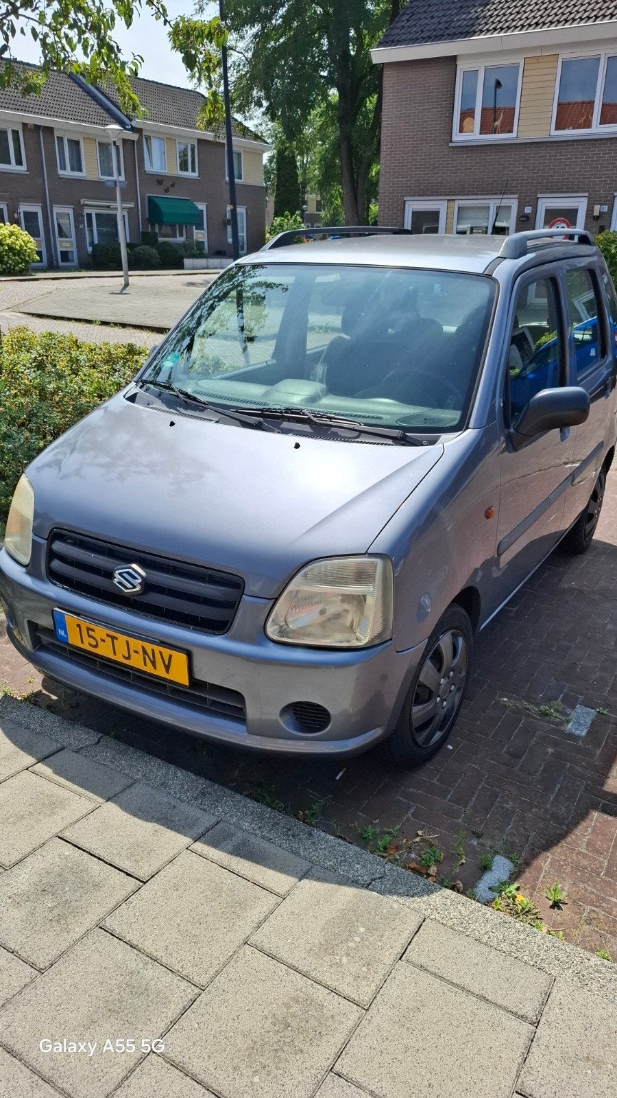 Suzuki Wagon R+ 1.0 2006 Grijs, Voorwielaandrijving, Stof, 40 €/maand, Wagon R+