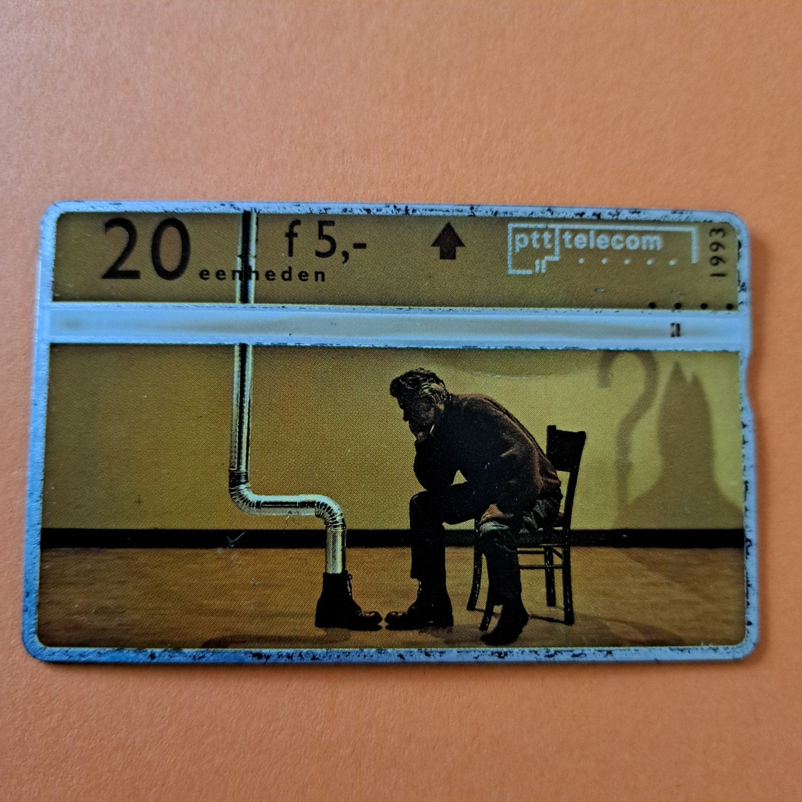 PTT Telecom telefoonkaart 20 eenheden f5,- 1993, Verzamelen, Telefoonkaarten, Ophalen of Verzenden, Nederland