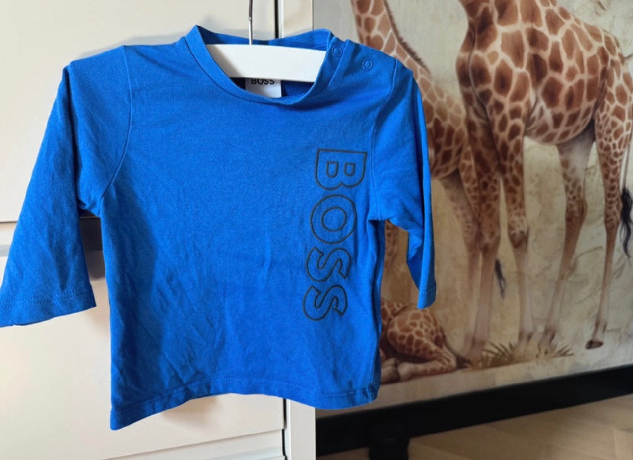 Boss shirt, Kinderen en Baby's, Ophalen of Verzenden, Zo goed als nieuw, Hugo Boss, Jongetje