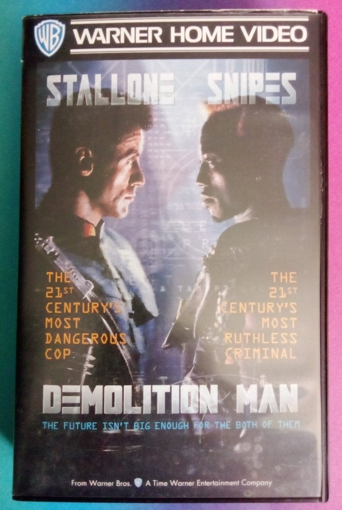 VHS - Demolition Man - VHS NL Koopvideo, Cd's en Dvd's, Nederlands ondertiteld, Engels, Vanaf 16 jaar, Verzenden