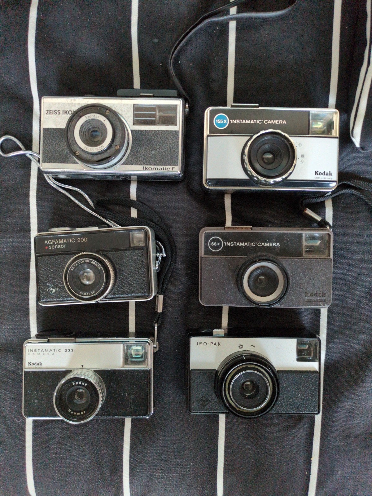 Vintage camera's: Zeiss Ikon, Agfamatic, Kodak, ISO-pak, Ophalen of Verzenden, Gebruikt, Compact, Overige Merken