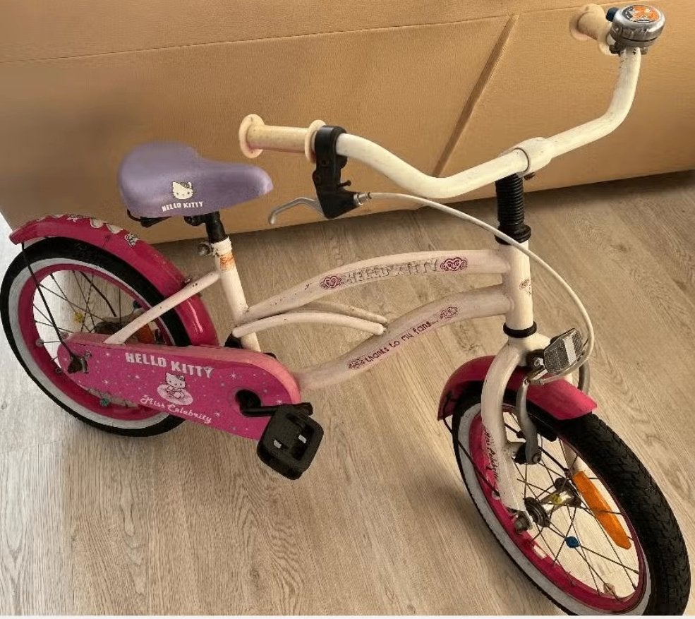 Meisjes fiets, Ophalen, Gebruikt, 16 inch, Handrem