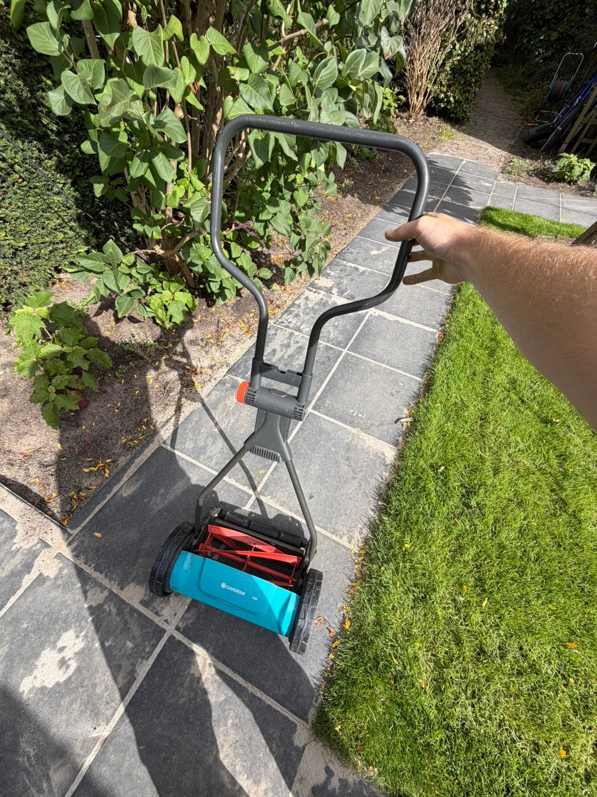 Gardena 330 grasmaaier, Ophalen, Gebruikt, Handgrasmaaier, 30 t/m 39 cm