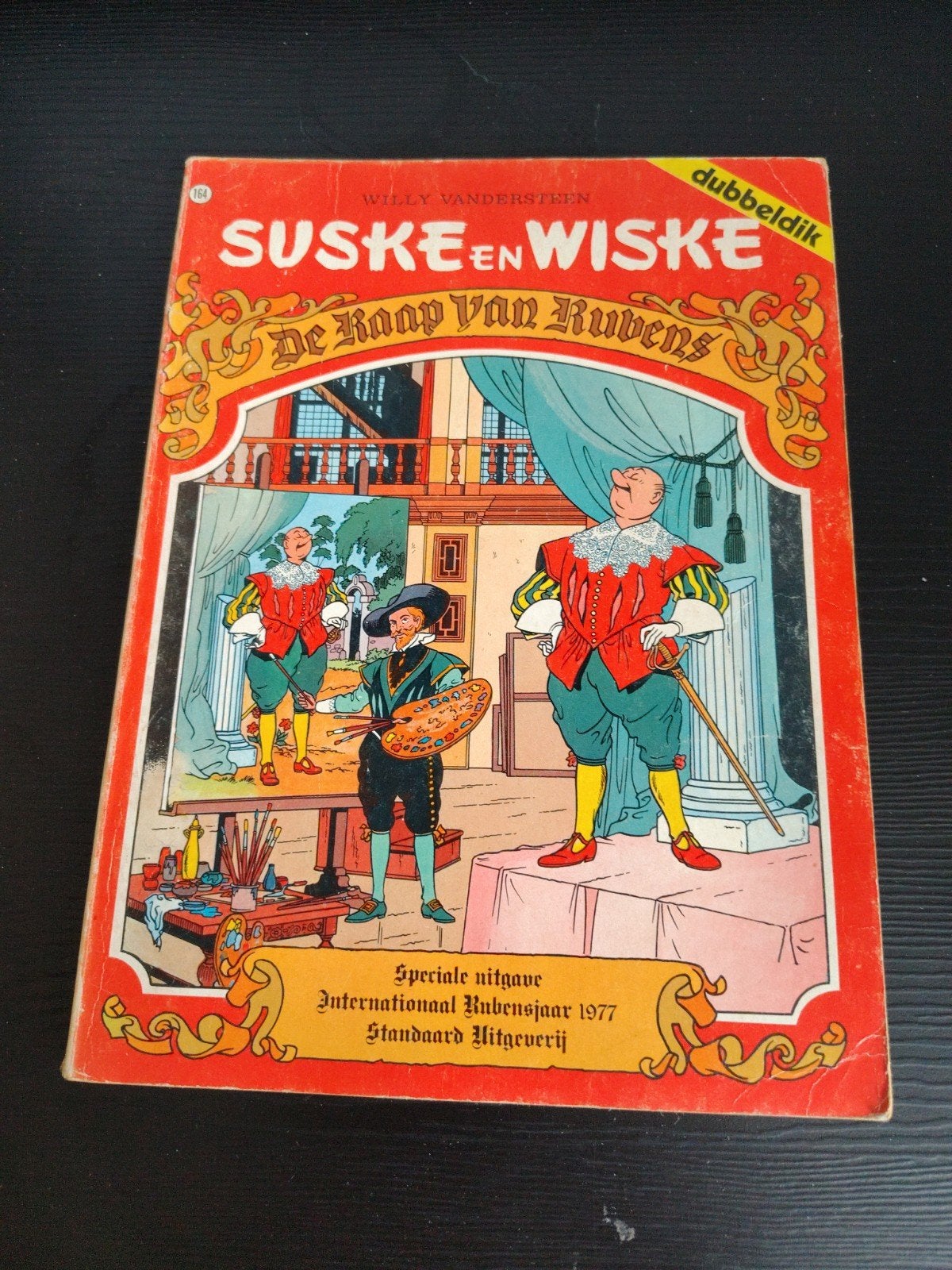 Suske en Wiske: De Kaap van Rubens (dubbeldik), Gelezen, Willy Vandersteen, Eén stripboek, Ophalen of Verzenden