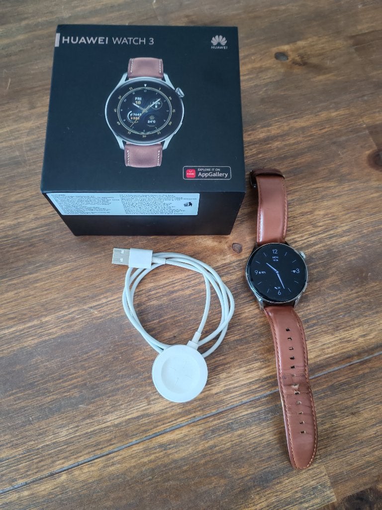 Huawei Watch 3 Classic 46mm, HUAWEI, Stappen, Ophalen of Verzenden, Zo goed als nieuw