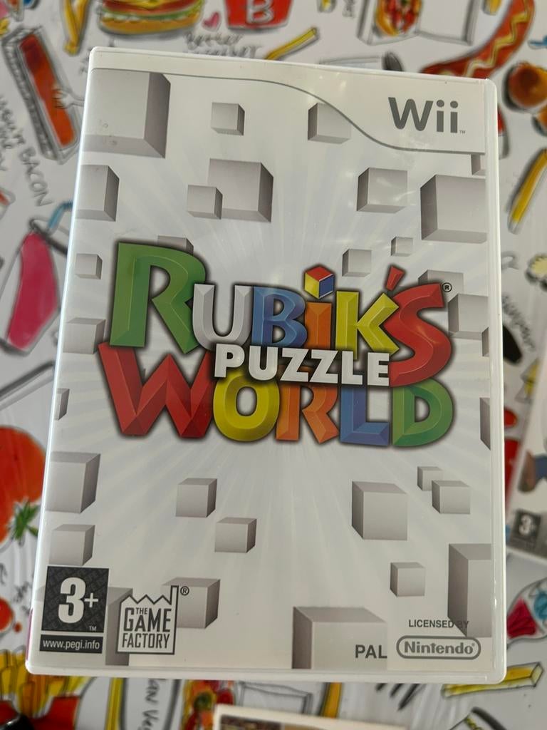 Nintendo wii rubiks puzzle world, Ophalen, Puzzel en Educatief, 1 speler, Zo goed als nieuw