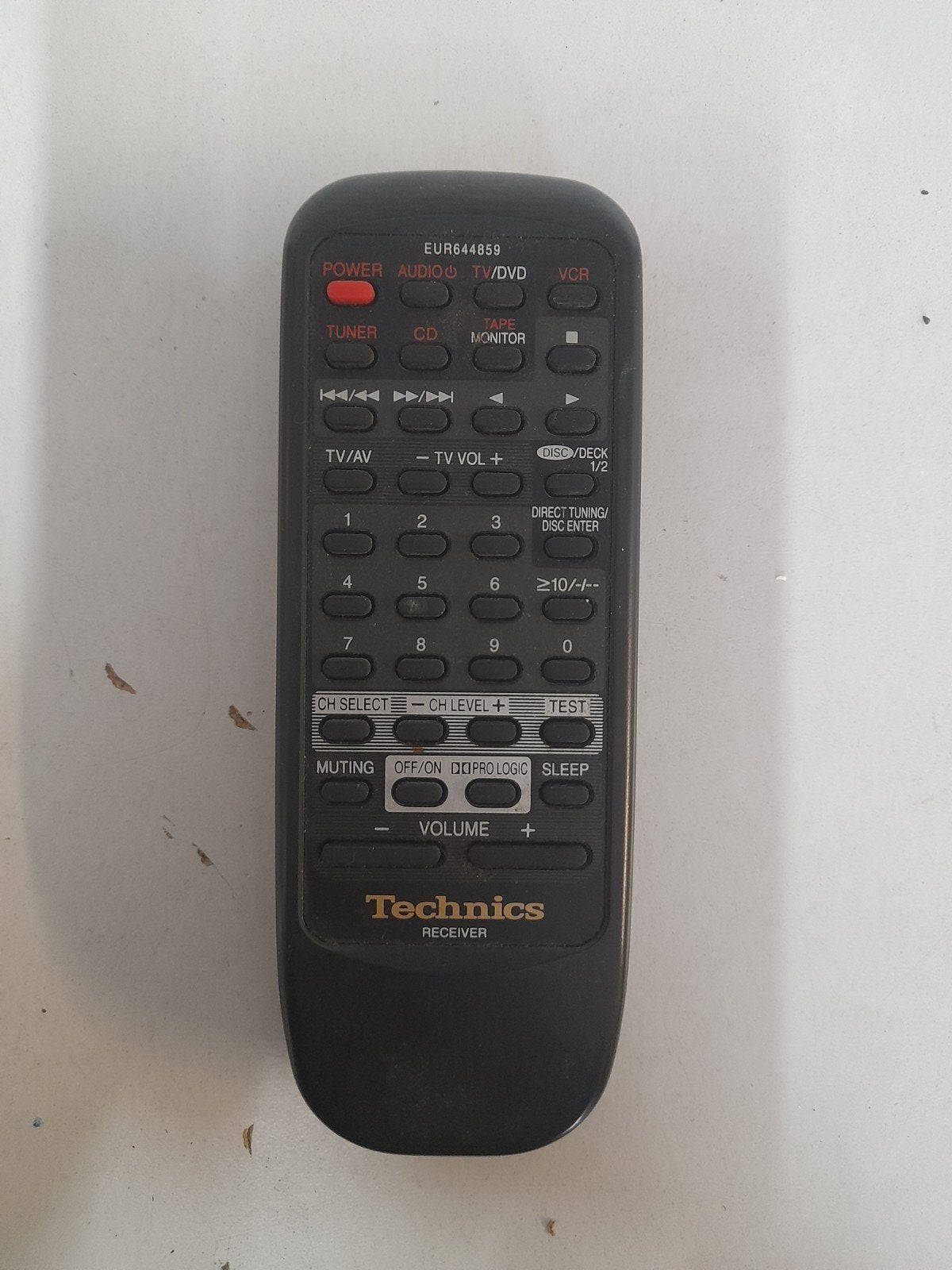 Technics versterker afstandsbediening EUR644859, Ophalen of Verzenden, Gebruikt, Origineel, Receiver of Versterker