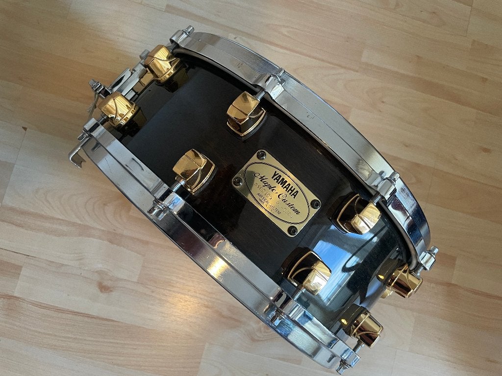 Te koop: Yamaha Maple Custom snaredrum 14" x 5,5", Ophalen, Gebruikt, Yamaha