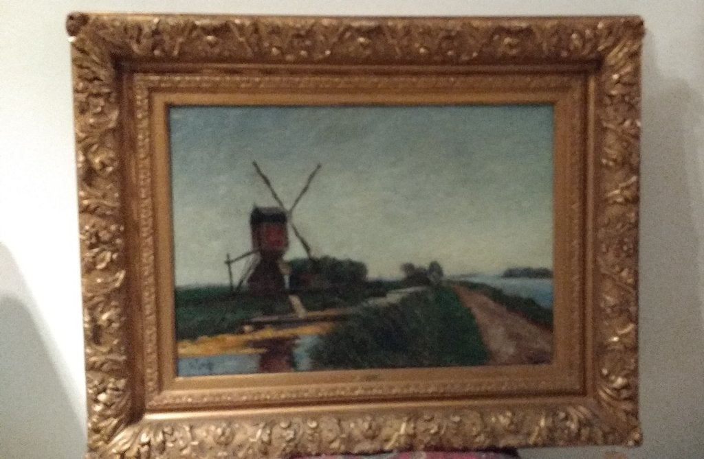 HAAGSE SCHOOL Victor Bauffe, Ophalen, Klassiek, Ingelijst, Landschap