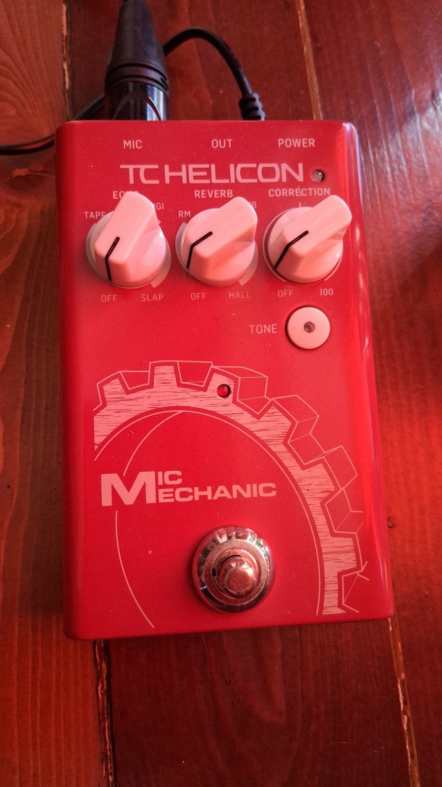 TC Helicon Mic Mechanic 2 Vocal Effectpedaal, Muziek en Instrumenten, Effecten, Ophalen of Verzenden, Nieuw, Delay of Echo