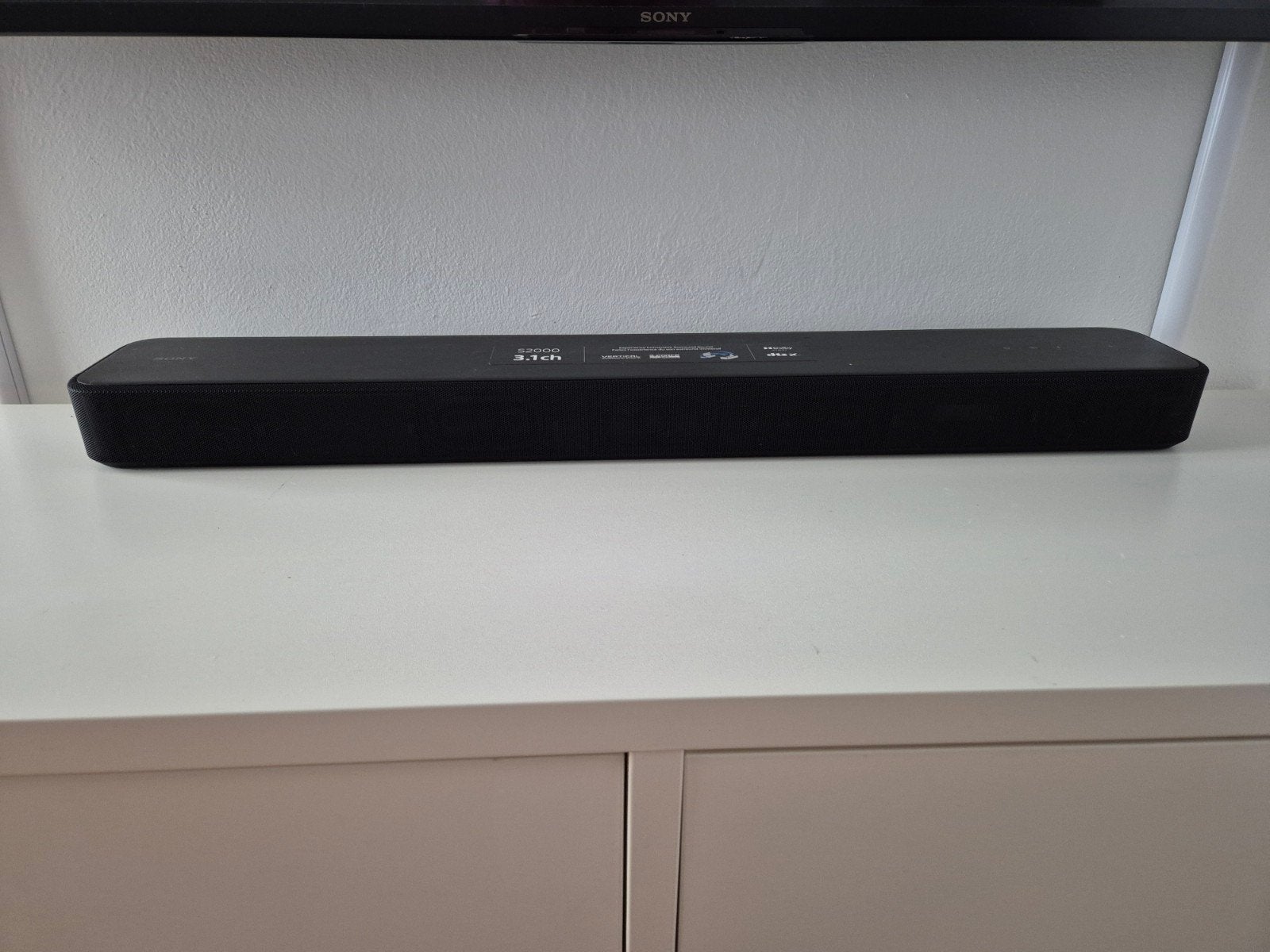 Sony S2000 3.1ch Soundbar met Dolby Atmos en DTS:X, Ophalen, Zo goed als nieuw