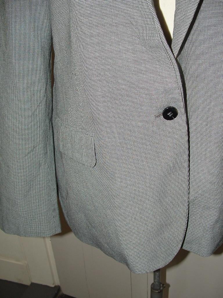 OVS jasje blazer maat 46 mini pied de poule, Zwart, Maat 46/48 (XL) of groter, Ophalen of Verzenden, Zo goed als nieuw