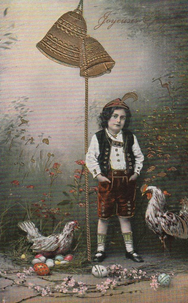 paaskaart, Verzenden, Voor 1920, Sterren en Beroemdheden