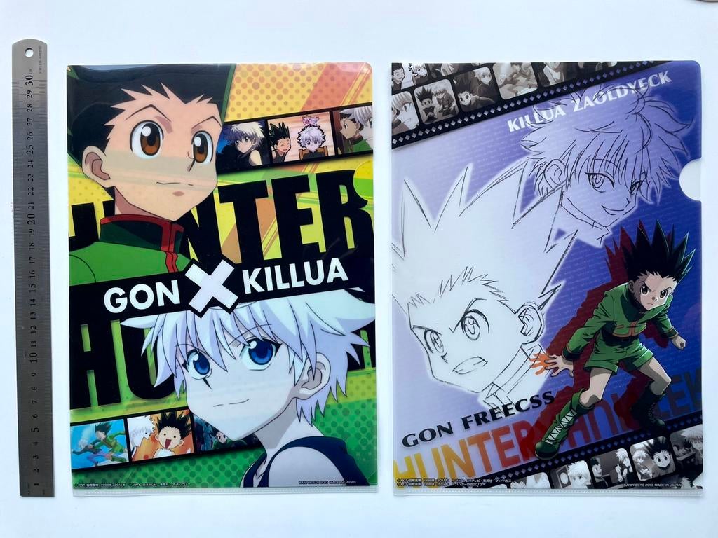 Hunter x Hunter anime clear file set - Gon & Killua, Ophalen of Verzenden, Zo goed als nieuw, Tv, Gebruiksvoorwerp