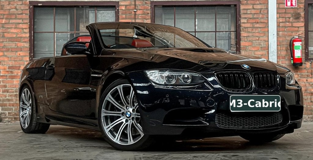 BMW 3-Serie M3 420pk DCT 2008 Zwart Cabrio, Auto's, Automaat, 8 cilinders, Cabriolet, 4 stoelen