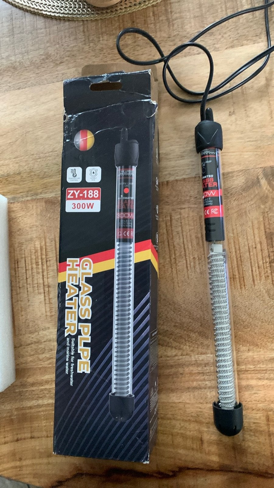 Nieuwe aquarium verwarming 300 watt, Ophalen of Verzenden, Nieuw, Verlichting of Verwarming