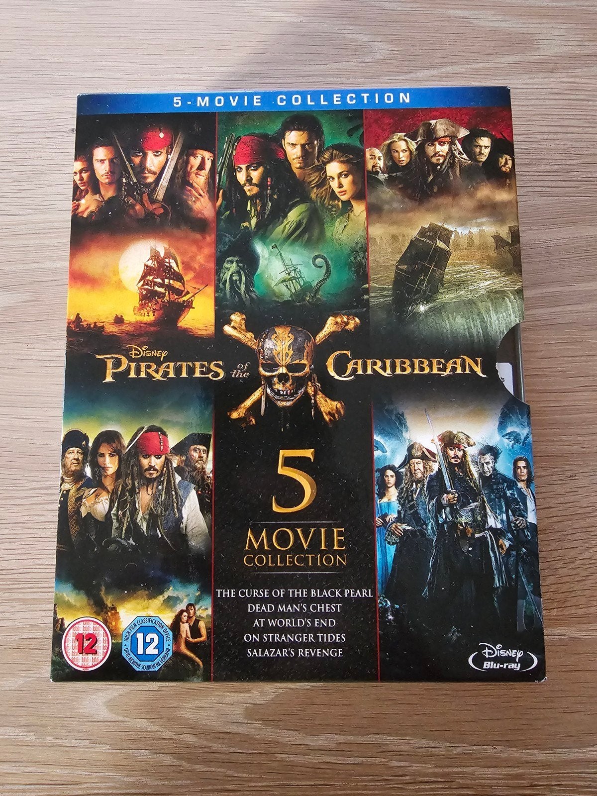 Pirates of the Caribbean 5-Movie Collection Blu-ray, Ophalen of Verzenden, Zo goed als nieuw, Avontuur, Boxset