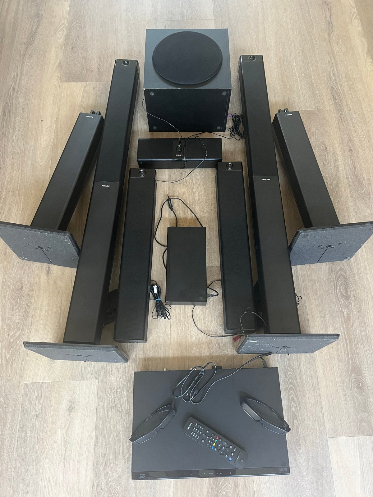 Philips HTB5580G/12 5.1 Home Cinema Set met Blu-ray speler, Audio, Tv en Foto, Home Cinema-sets, Ophalen, Philips, Gebruikt, Blu-ray-speler
