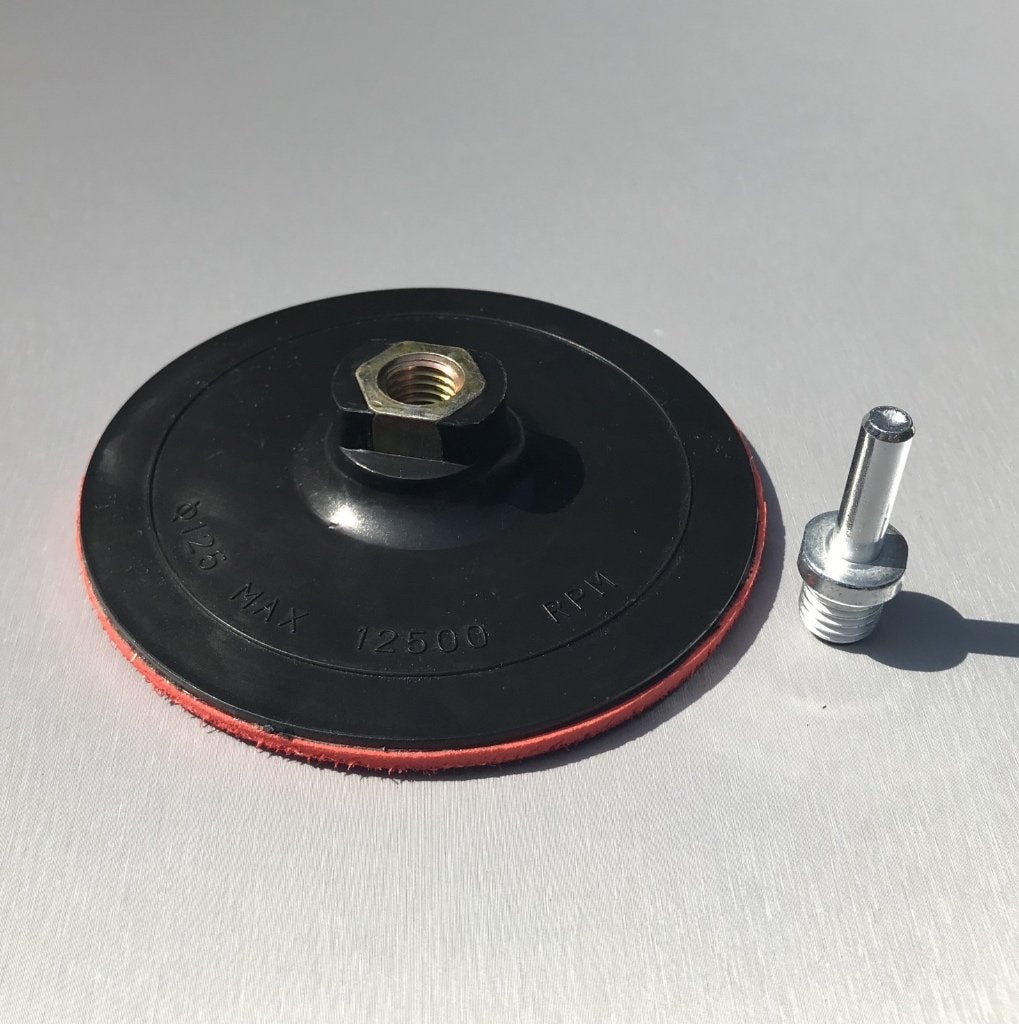 Foto 4 van Nieuw : Steunschijf met klittenband Ø 125MM | Schuur/Polijst