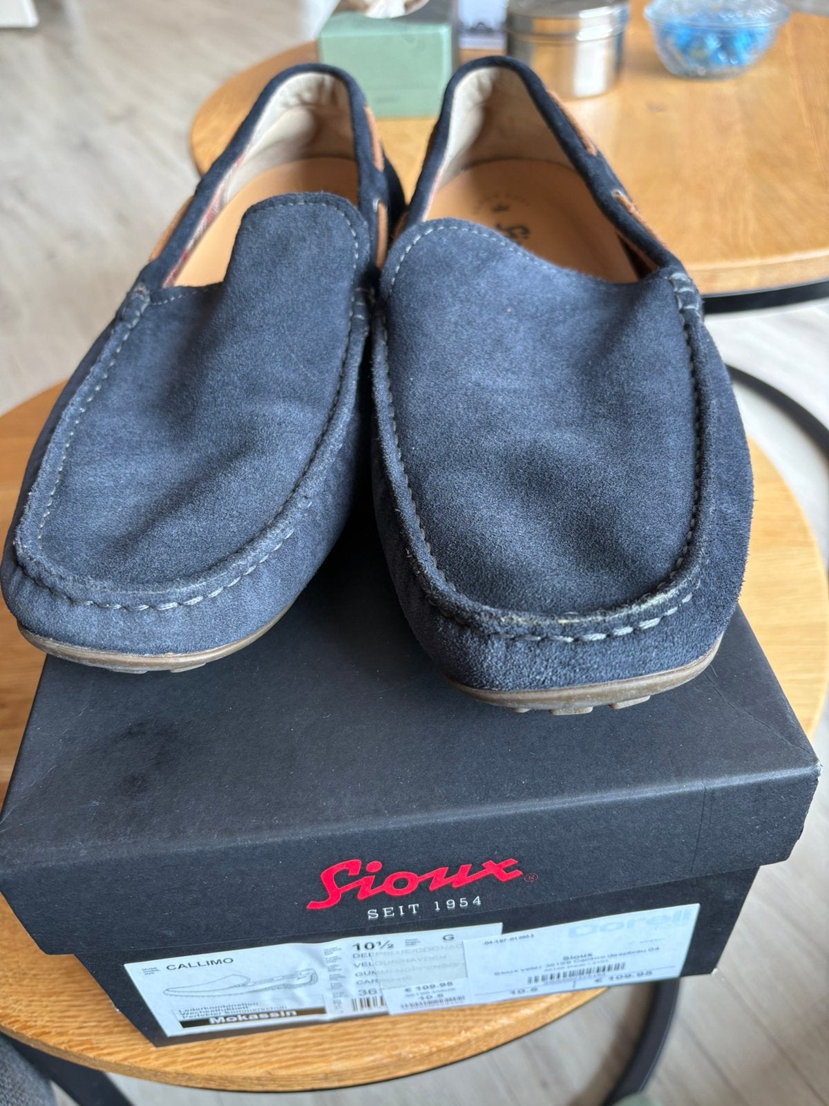 Sioux herenschoenen, Kleding | Heren, Schoenen, Ophalen of Verzenden, Zo goed als nieuw, Blauw, Overige typen