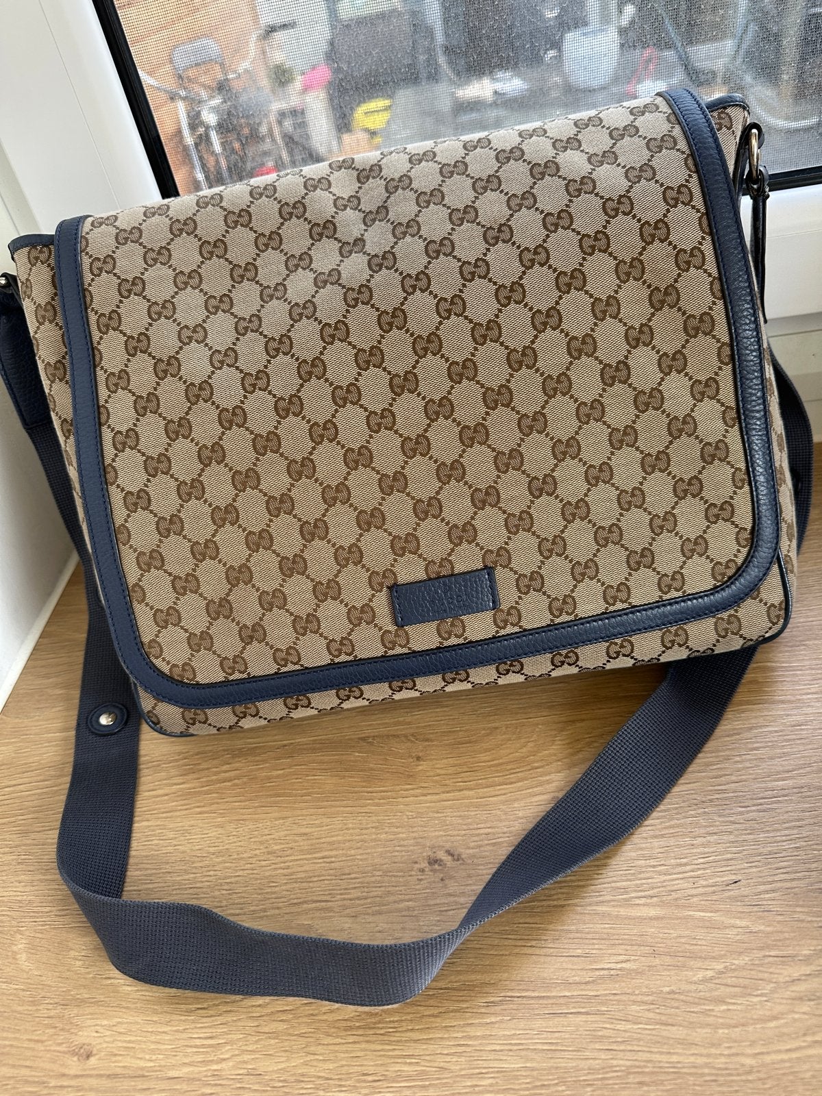 Gucci luiertas met verschoonmat, bon en dustbag, Verzorgingstas, Gebruikt, Gucci, Ophalen of Verzenden