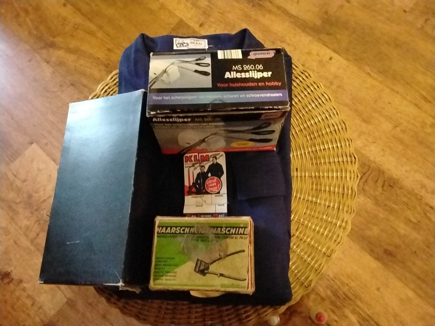 Vintage Alleslijper, Haarsnijmachine & KLM Werkkleding, Ophalen of Verzenden