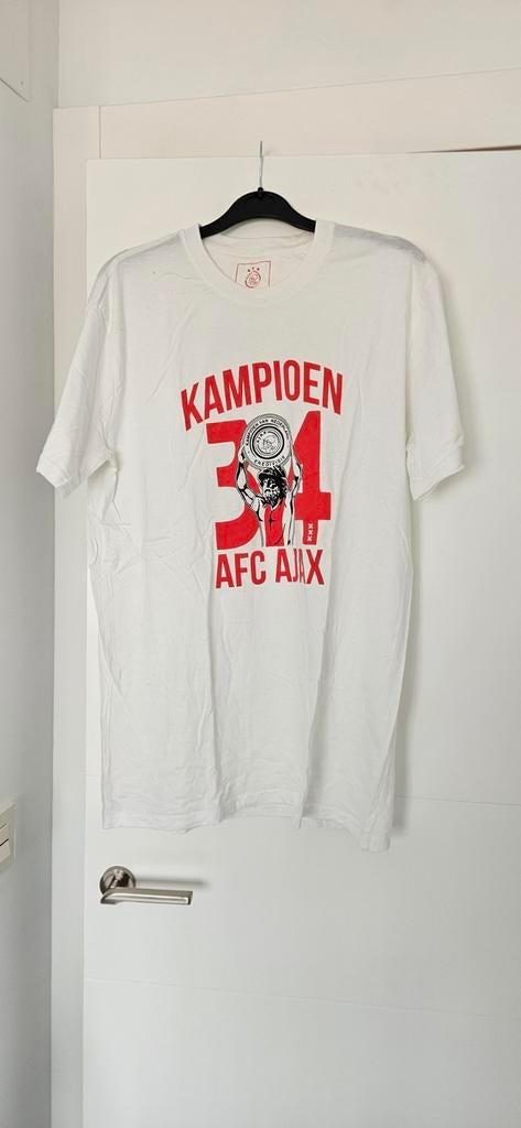 Ajax Kampioen 34 T-shirt. Maat XL., Verzamelen, Ophalen of Verzenden, Zo goed als nieuw, Ajax, Shirt